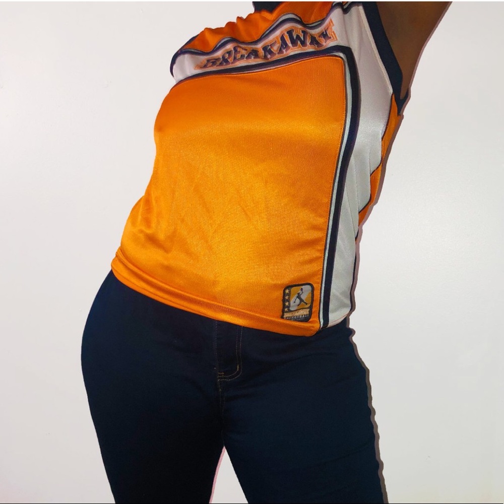 90’s Orange Jersey Sleeveless Shirt